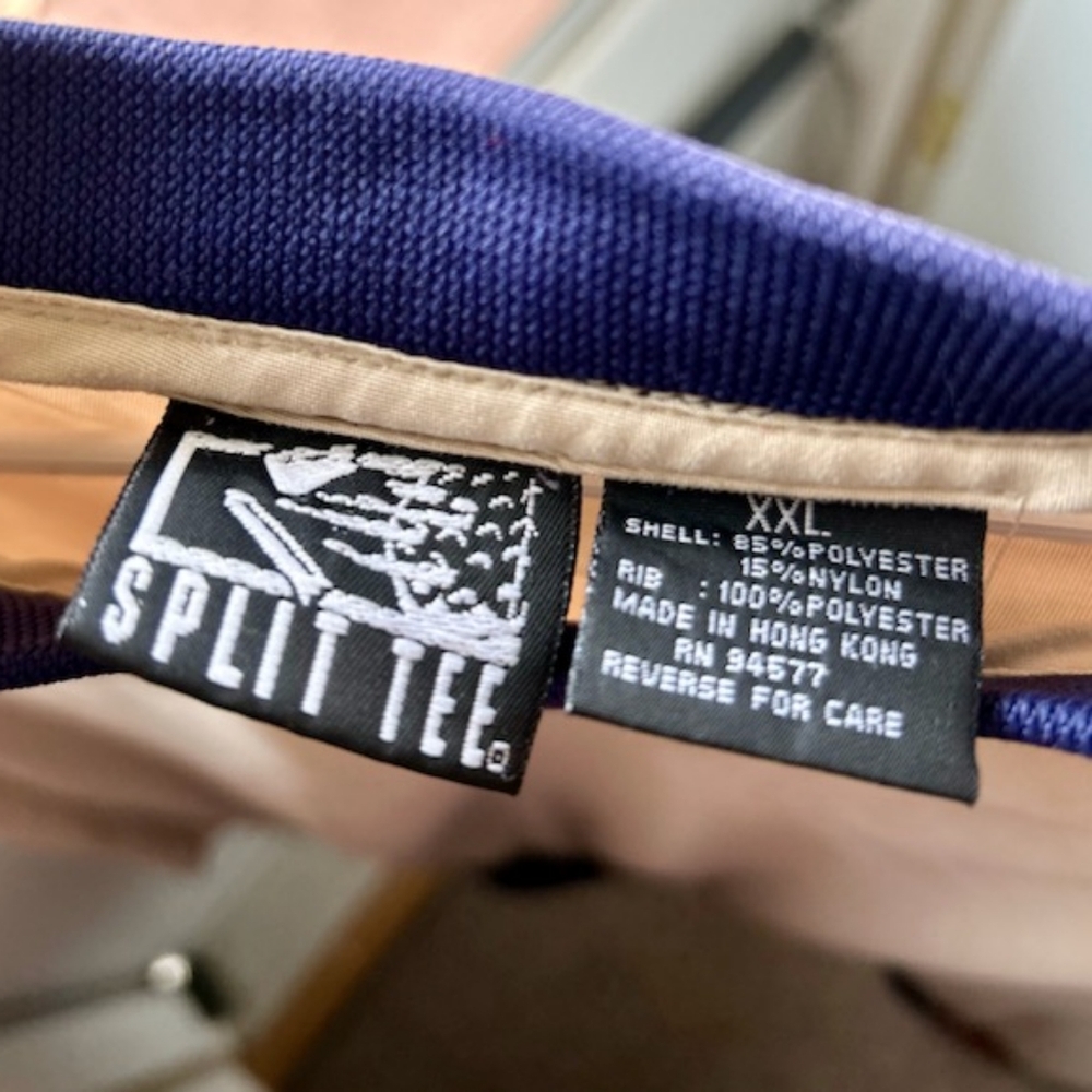 Split Tee Tan Pullover Windbreaker - image 4